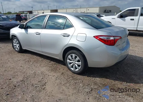 2016 Toyota Corolla Le from USA, damaged, VIN 5YFBURHE2GP538796